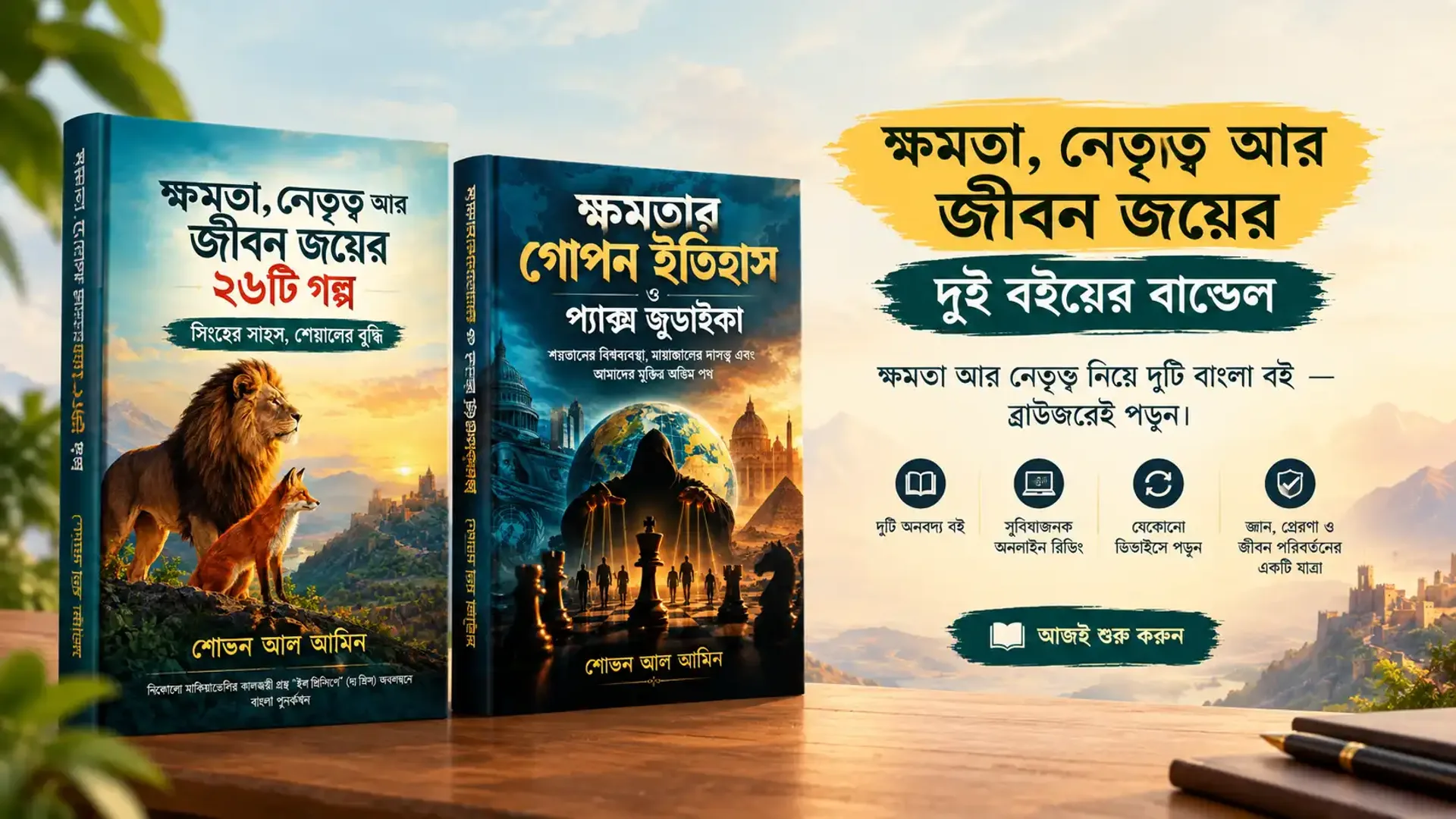 ক্ষমতা, নেতৃত্ব আর জীবন জয়ের দুই বইয়ের বান্ডেল